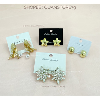 Thẻ treo hoa tai có gờ móc bằng nhựa Quânstore79
