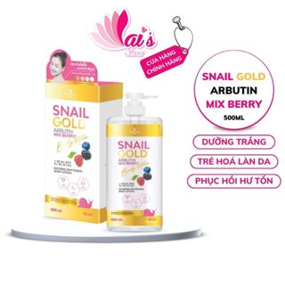 Sữa Dưỡng Thể Trắng Da Snail Gold Arbutin Mix Berry Body Lotion Precious Skin Thailand 500ml - Lai's Store