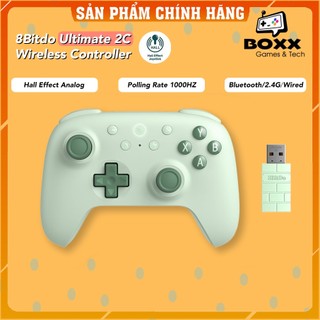 Tay cầm 8BitDo Ultimate 2C 2.4G Wireless Controller kèm USB Receiver cho Laptop, PC, Steam Deck