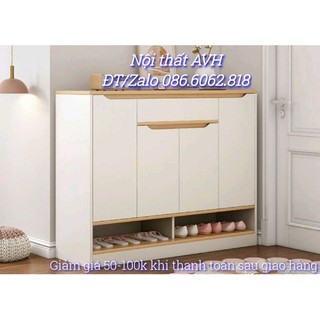 [FREE SHIP]Tủ giày gỗ MDF siêu đẹp, bền cao 1m [RẺ VÔ ĐỊCH]