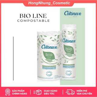 Bông tẩy trang cotoneve hữu cơ bio-line maxi 50 miếng
