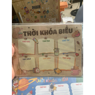 Decan thời khoá biểu 2 xấp