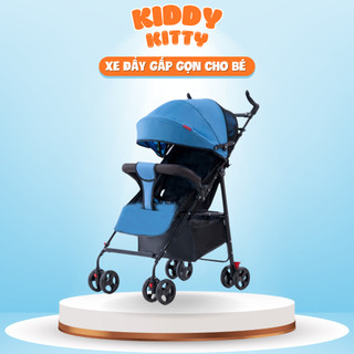 Xe đẩy cho bé có 9 tính năng tiện dụng cho mẹ và bé - Xe đẩy cho bé gấp gọn đi du lịch rộng rãi thoáng mát - MK23008