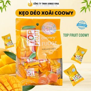 Kẹo dẻo trái cây top fruit coowy 320g - top fruit mango 다낭 한시장 탑젤리 망고 오리지날