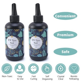 100G Keo UV Cứng Siêu Trong Suốt