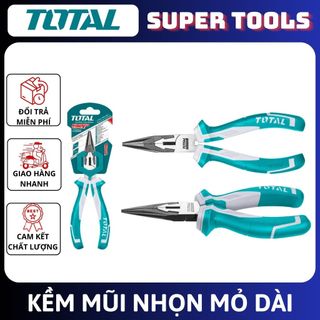 Đồ nghề total kềm mũi nhọn mỏ dài 6”/160mm tht220606
