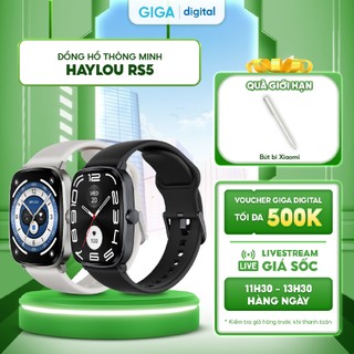 Đồng hồ thông minh Haylou RS5 - Hỗ trợ cuộc gọi Bluetooth, gọi khẩn cấp SOS - 150 chế độ tập luyện