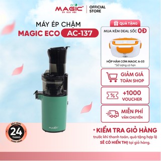 Máy ép chậm magic eco ac-137, lưới lọc 2 tầng, công suất 200w
