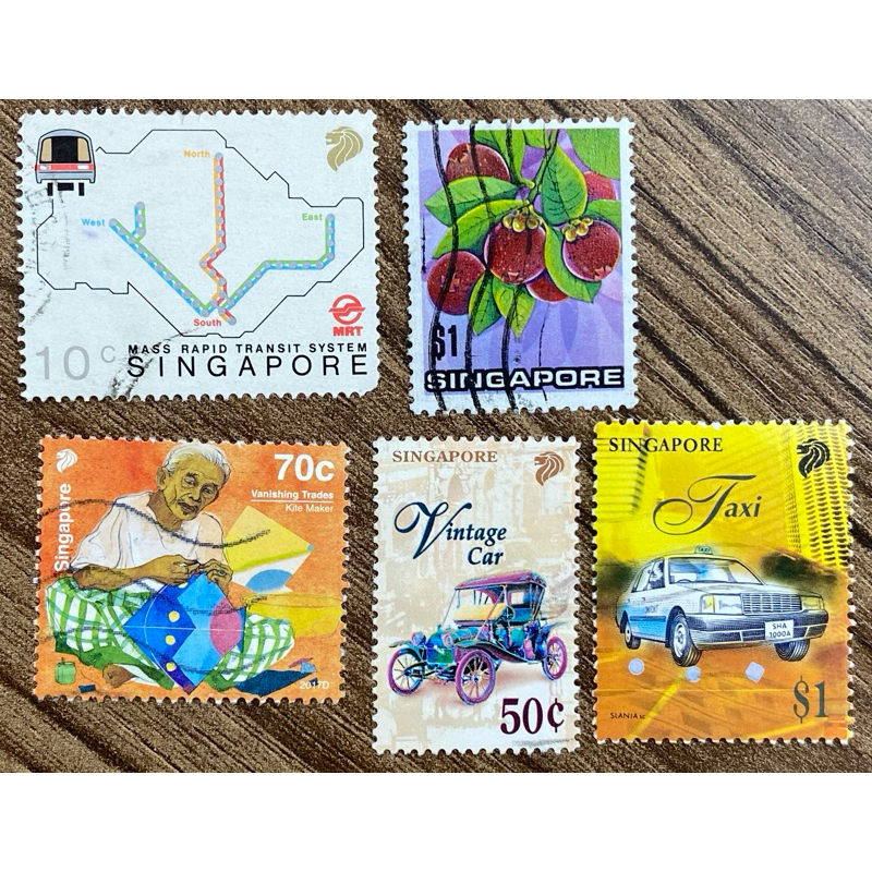 Tem Singapore: Tem lẻ (3)