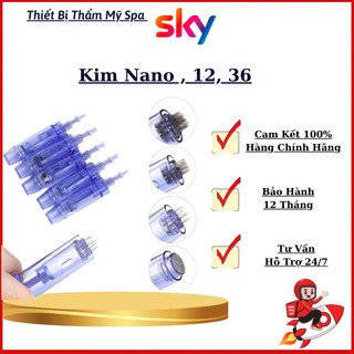 Đầu Kim Nano Kim 12 Kim 36 Dùng Thay Thế Cho Máy | Phi Kim Chăm Sóc Da Mặt Dùng Cho Cá Nhân Spa Thẩm Mỹ