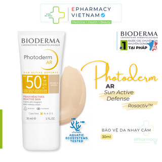 Kem Chống Nắng BIODERMA Photoderm AR SPF50+ Đều Màu Da Nhạy Cảm 30ml