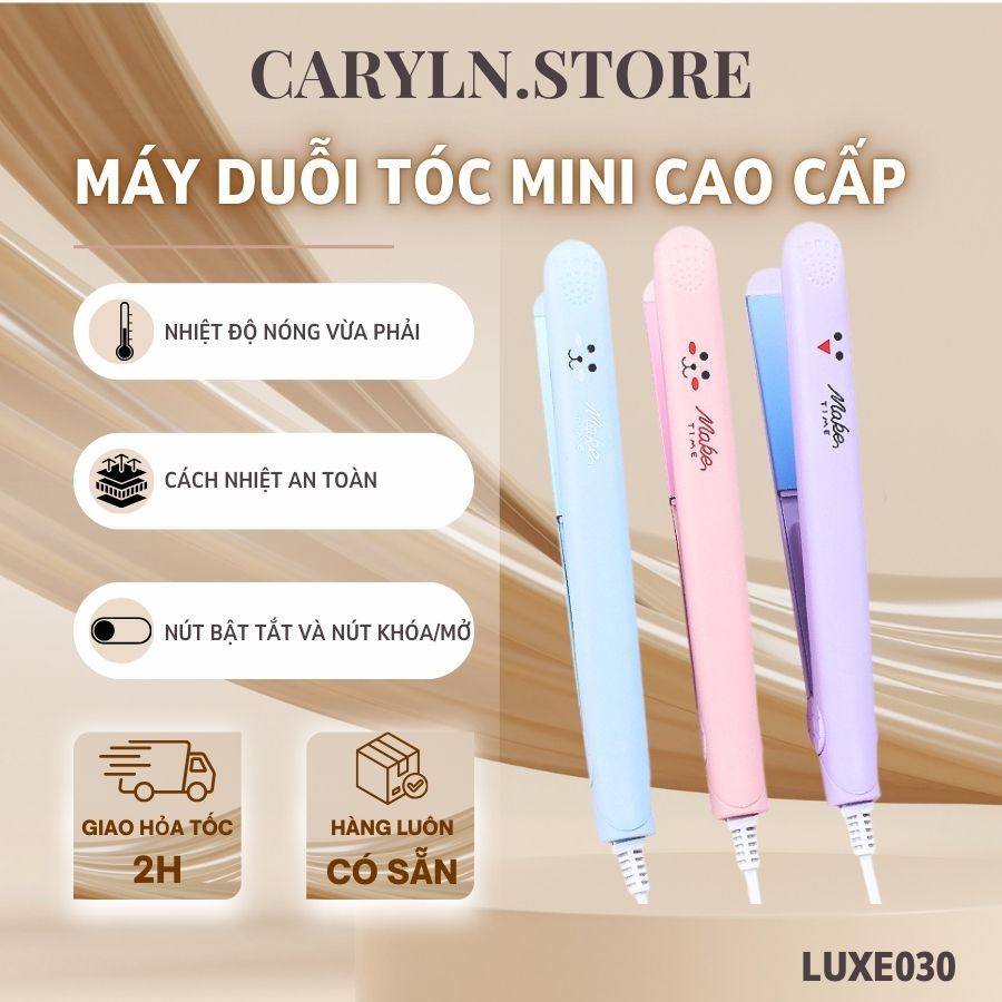 Máy duỗi tóc mini - LUXE - Máy duỗi tóc xách tay 2 in 1 / Máy duỗi phồng tóc - CARYLN.STORE - LUXE030