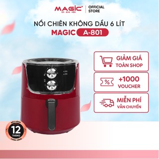 Nồi chiên không dầu Magic A-801DO, công nghệ Rapit Air, giảm 90% lượng dầu mỡ
