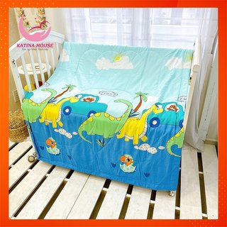 Mền cho bé đi học 1.2x1.5m, vải lụa mỏng siêu mềm mịn mát phù hợp cho bé đắp hè, dùng phòng máy lạnh
