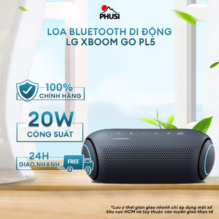 Loa Bluetooth Di Động LG XBOOM Go PL5 - Hàng Chính Hãng - Màu Xanh Đen