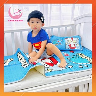 Chiếu điều hòa cho bé cao su non 5D, 60x120cm, chiếu mềm giúp bé nằm mát lưng, ngủ ngon và sâu hơn