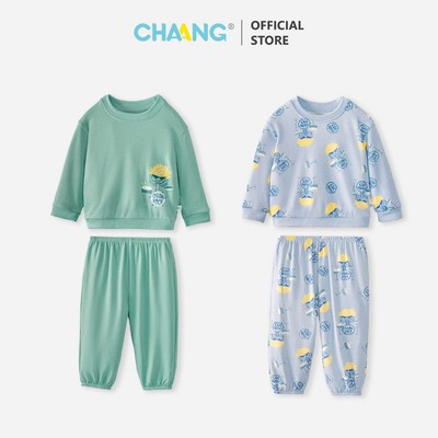 [CHAANG 3M-5Y] Bộ quần áo dài tay ống bo cho bé trai Music Chaang