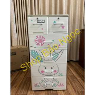 Tủ nhựa KATA 5 tầng 6 ngăn Duy Tân (Giao Siêu Tốc)