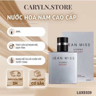 Nước hoa nam cao cấp jean miss - chai nước hoa nam thơm lâu - luxe039