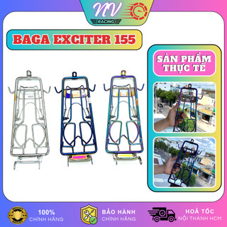 Baga Giữa Exciter 155 2021-2024 Kim Phụng dày 10li, baga Ex155 Inox Chắc Chắn Bền Bỉ Dễ Dàng Lắp Đặt