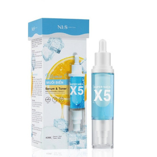 Combo nach super x5 nls toner, serum khử mùi hôi 40ml hiền lê