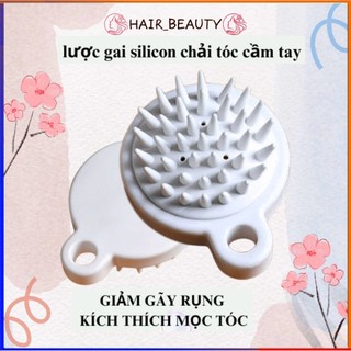 Lược Gội Và Mát Xa Da Đầu Silicon Cao Cấp Hạn Chế Rụng Tóc Đau Đầu