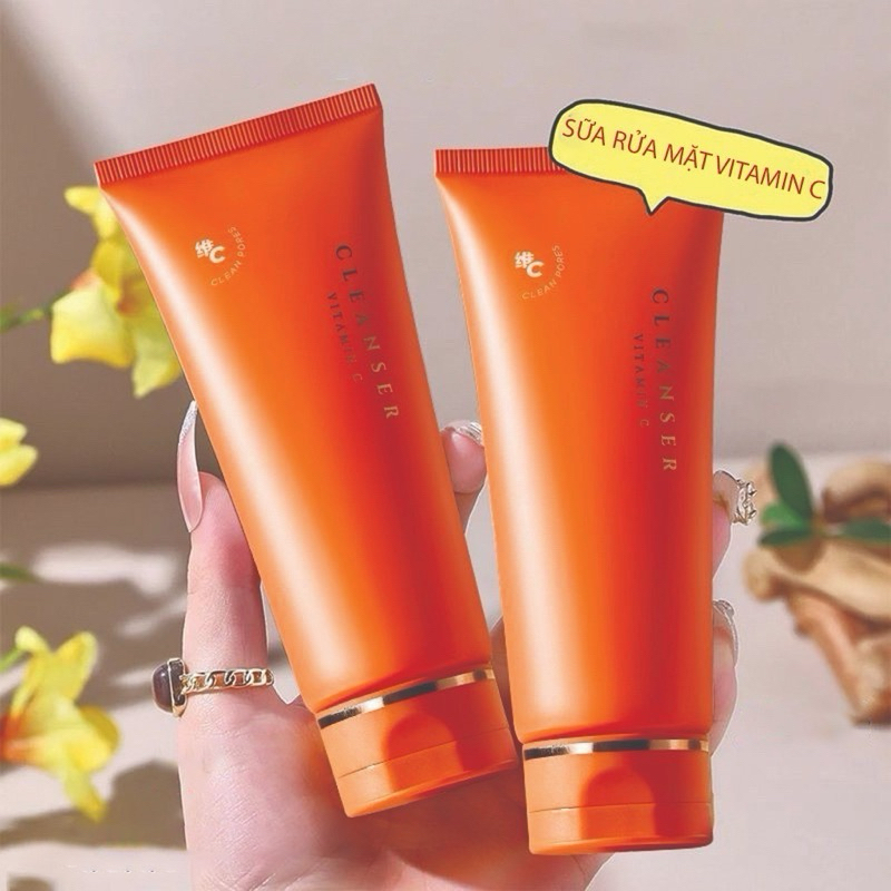 Sữa Rửa Mặt Vitamin C gấp 5 lần giúp làm Trắng Da, công thức axit amin phù hơp cho da nhạy cảm