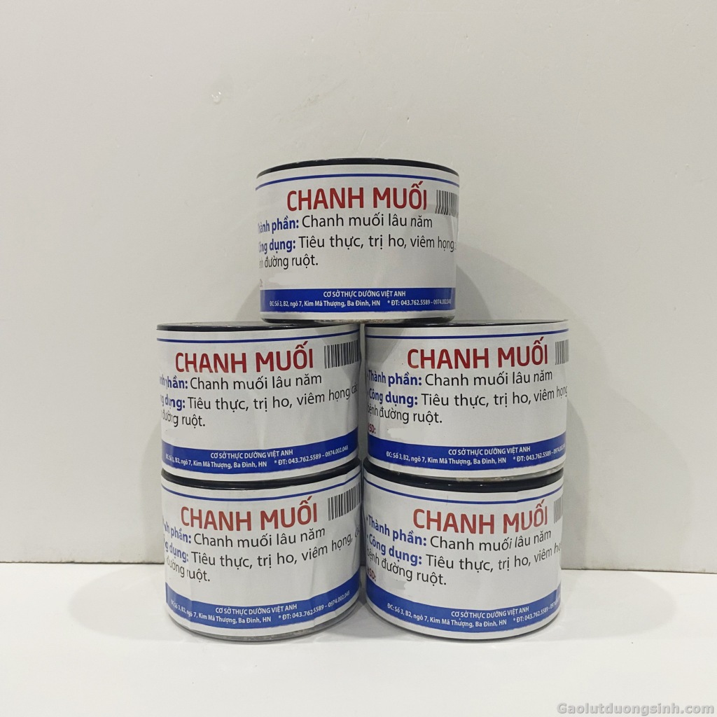 Chanh muối (hộp 200g)