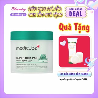 Toner dịu da nhạy cảm medicube super cica pad 150g/70 miếng