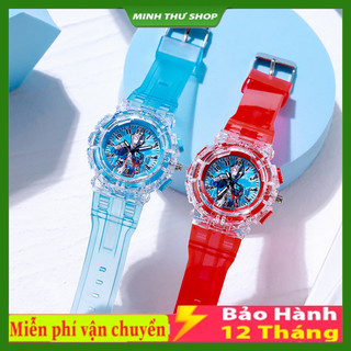 Đồng Hồ Đeo Tay Có Đèn led Hình spiderman / hello kitty Cho Bé