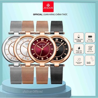 Đồng hồ nữ Julius JS-028 kính sapphire | Julius Official