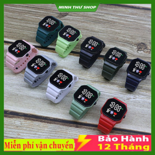 Đồng hồ đeo tay thể thao kỹ thuật số bằng cao su mềm có đèn LED phi hành gia thời trang dành cho nam và nữ