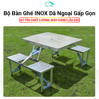 Bộ Bàn Ghế Gấp Gọn, Bàn Xếp Nhôm Dã Ngoại, Bàn ghế Du Lịch Ngoài Trời