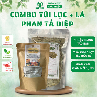 Combo 1 set 30 túi lọc trà phan tả diệp + 500g lá phan tả diệp - hỗ trợ giảm cân, đào thải m, nhuận tràng, táo bón