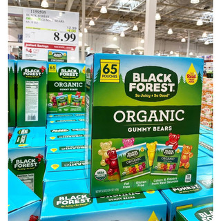 [NEW DATE : 08/2026] 🍬🧸🍓🍊🍇 KẸO DẺO GẤU TỪ NƯỚC TRÁI CÂY THẬT HỮU CƠ BLACK FOREST ORGANIC GUMMY BEARS THÙNG 65 GÓI 1.47KG