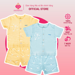Bộ Đồ Nous Petit Cài Khuy Thẳng Tay Cộc