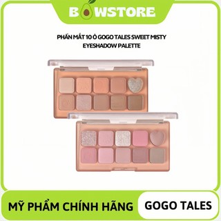 Gogotales Bảng Phấn Mắt 10 Ô GOGO TALES Mèo Ngọt Ngào SWEET MISTY CAT Trang Điểm Mắt Makeup Màu Chuẩn BOWS