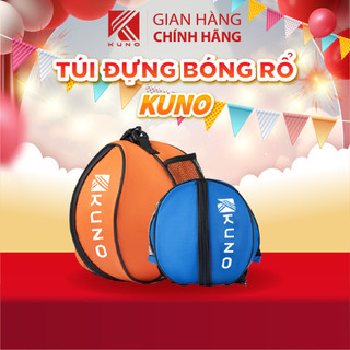 Túi đựng bóng rổ KUNO có ngăn đựng nước đựng phụ kiện, dây đeo tùy chỉnh, chất liệu dày dặn, cao cấp