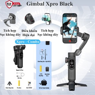 Gimbal Smart X Pro, Gimbal Chống rung điện thoại, Gậy chống rung dành riêng cho chụp ảnh,quay video