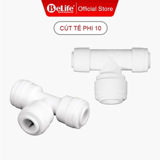 Combo 3 cút chữ t dây phi 10 belife chia nước máy lọc nước