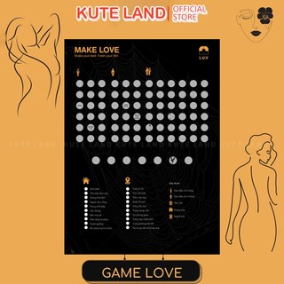 [Che tên] Bảng Game Make Love Bad Bed Cho Cặp Đôi Trò Chơi Dạo Đầu Ướt Át 36 Tư Thế Cảm Xúc Cho Cuộc Yêu Drinking Game