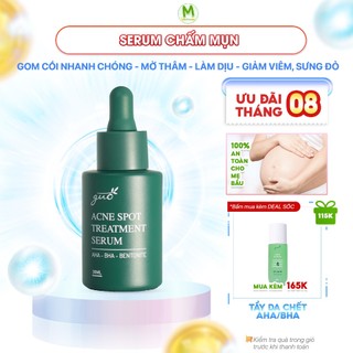 , Serum Mụn gom khô cồi, giảm mụn, mờ thâm sau mụn tràm trà 30ml