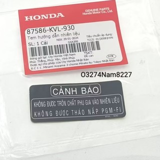 Tem cảnh báo, thông số thùng bình xăng xe future neo, x 125 zin