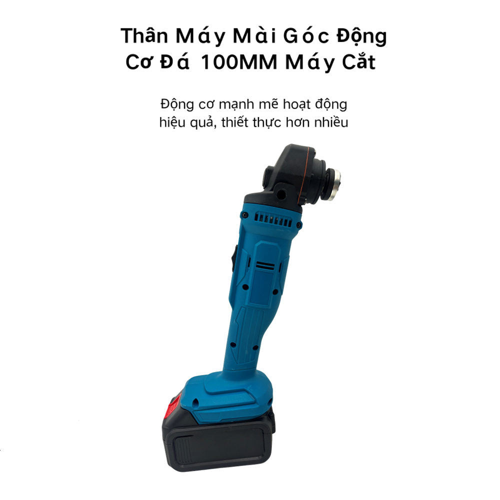 Thân Máy Mài Góc Động Cơ Đá 100MM Máy Cắt Đánh Bóng Dùng Pin Makita (không có pin)