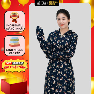  Áo Chống Nắng Toàn Thân 3 Lớp AHOA Chất Lanh Nhung Cao Cấp Ít Nhăn  CL3L