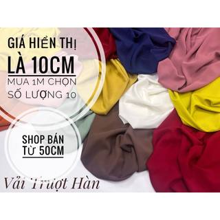 Vải Trượt Hàn Chất Vải Thu Đông 2021