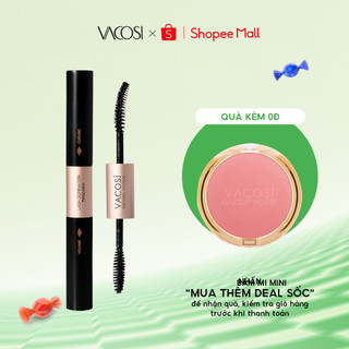 Mascara 2 Đầu Dài và Cong Mi VACOSI - VACOSI NATURAL LASH DOMINATION MASCARA