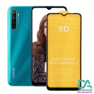 Kính cường lực 9D full màn Realme 5 , Realme 5i , Realme 5s , Realme 6i tặng giấy lau kính