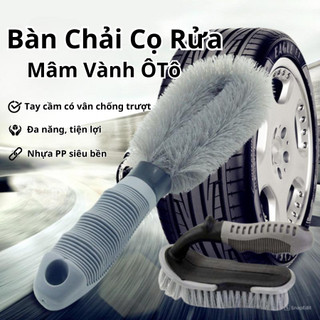 Bàn Chải Cọ Rửa Mâm Vành/ Bàn Chải Cọ Rửa Bánh Xe/ Lốp Xe Ô Tô Siêu Bền Giúp Làm Sạch Lốp Xe Như Mới [Hàng Loại Tốt]