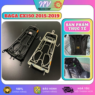 Baga Giữa Exciter 150 2015-2019 Kim Phụng dày 10li, baga Ex150 Inox Chắc Chắn Bền Bỉ Dễ Dàng Lắp Đặt